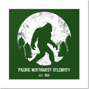 Bigfoot est 1818 Pacific Northwest Celebrity Posters and Art